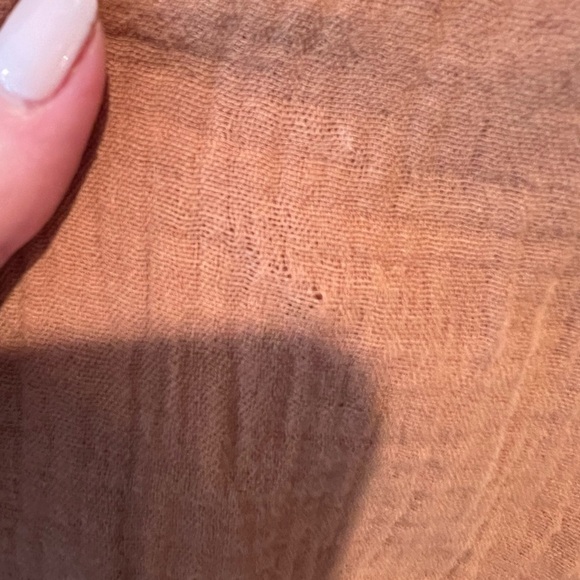 Sewn & Seen Women's Rust Orange Shorts, size medium, GUC, summer, casual - Picture 4 of 10